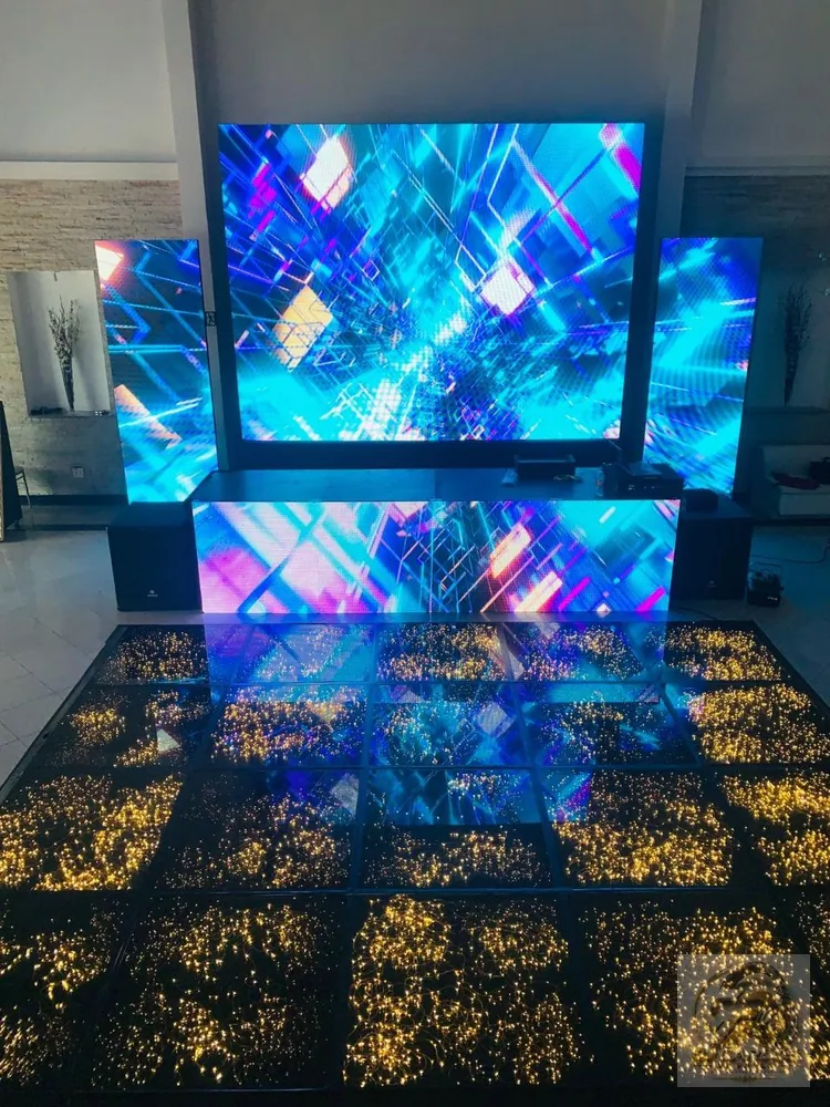 Pista de Dança de LED — Pista Paris - Mandala Eventos